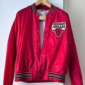 Chicago Bulls Red Varsity Jacket